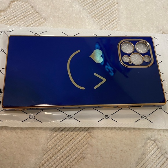# 3 - Cute Smiley face case for iPhone 12 Pro only (NOT FOR MAX) Dark blue - Picture 9 of 14